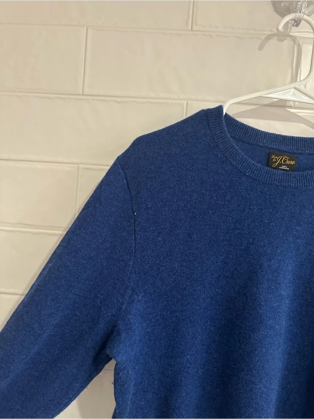 J.Crew 100% Cashmere Sweater Crewneck Men's Small Blue